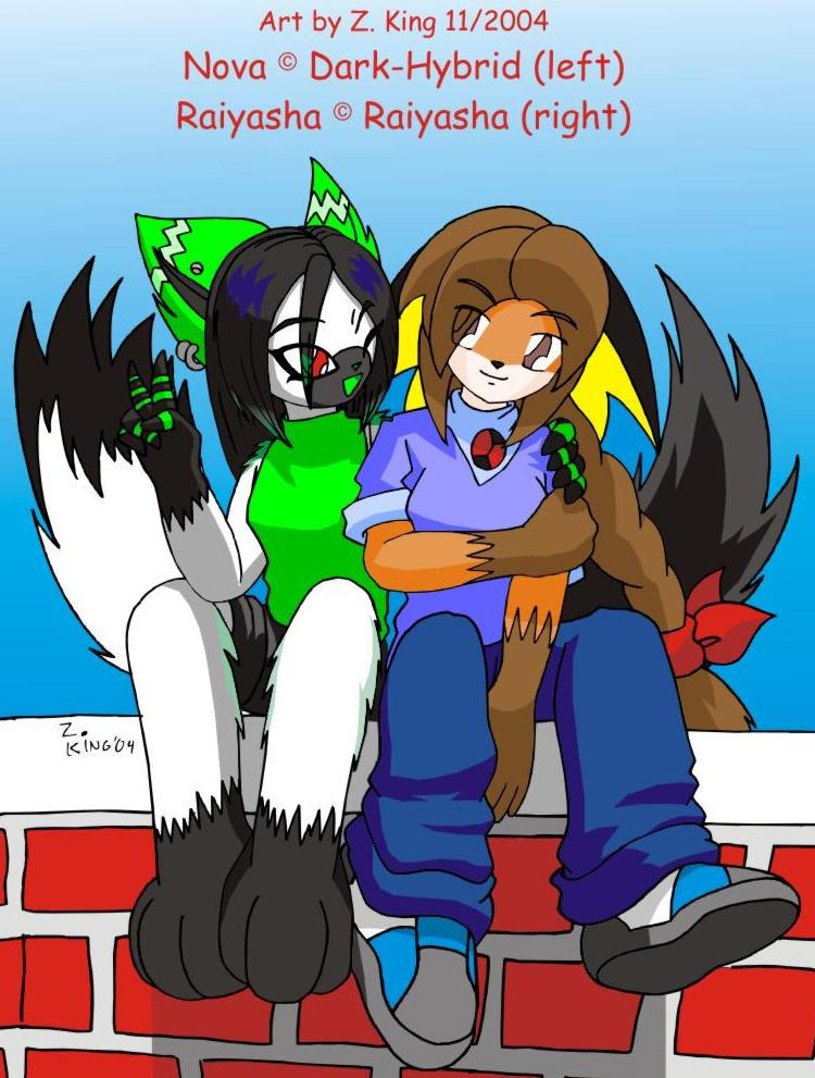 Rai and Nova by zkfanart on DeviantArt