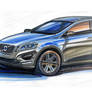 Volvo XC60 Marker Sketch