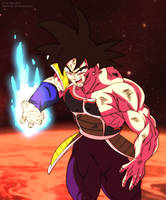 Bardock hizo lo posible para defender su planeta