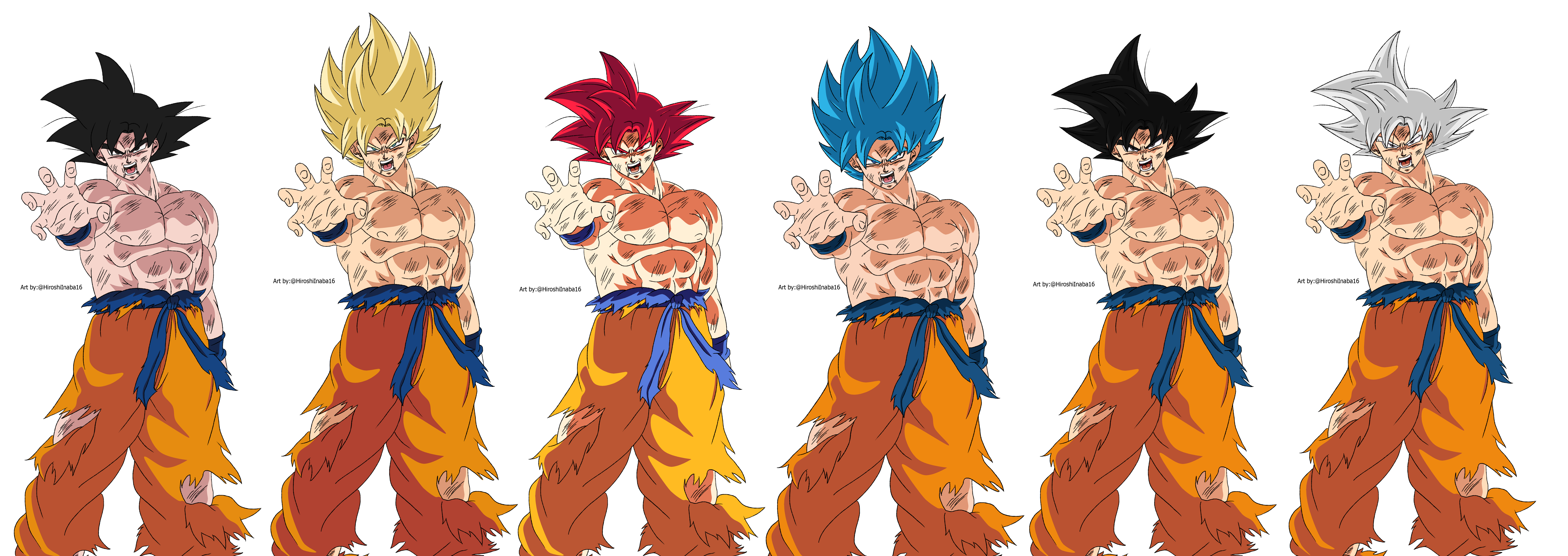 Goku Todas las by HiroshiIanabaModder on DeviantArt Goku Todas las by HiroshiIanabaModder on DeviantArt