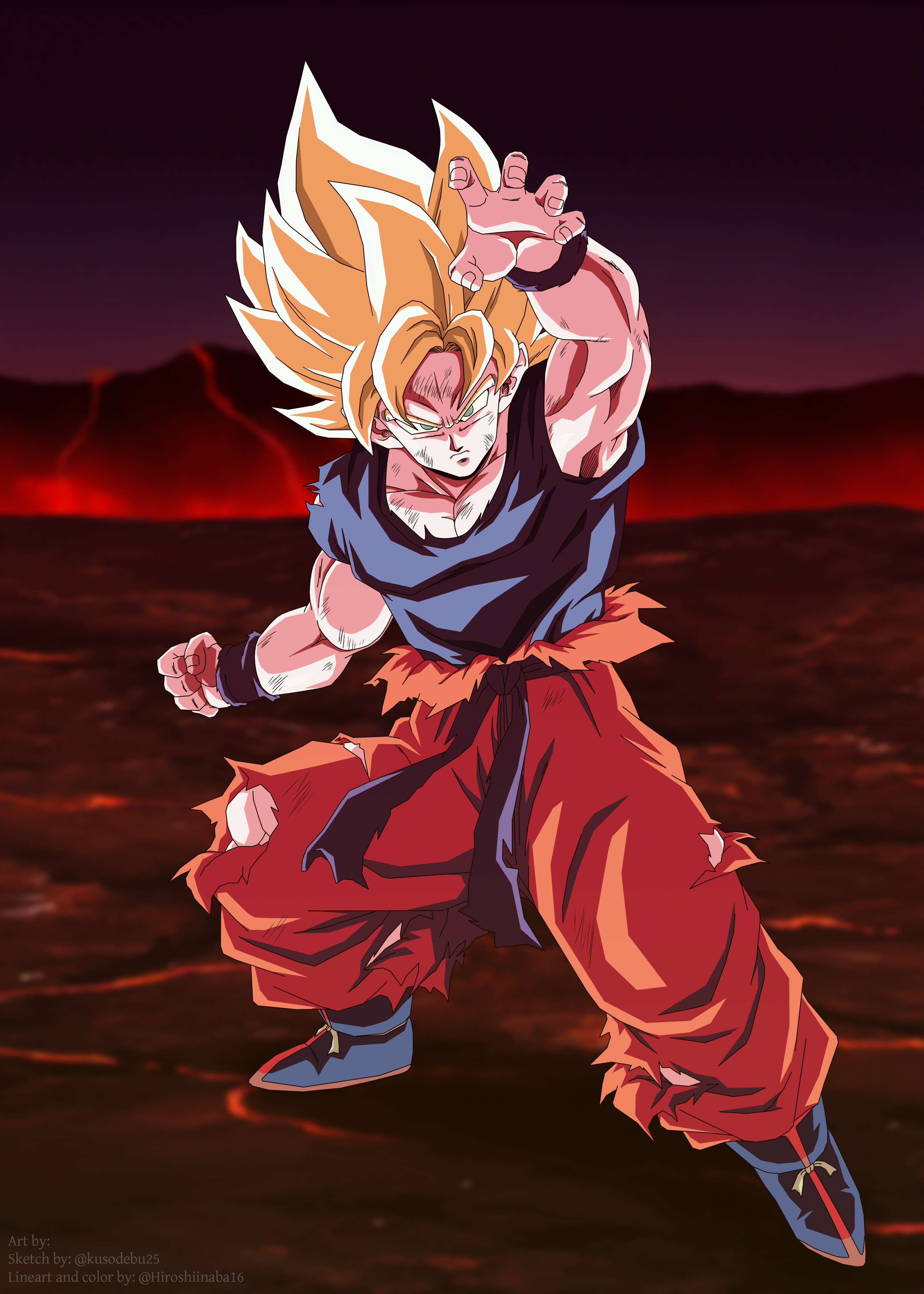 Super Sayajin Son Goku Wallpaper Dragonball Z by Sennexx on DeviantArt