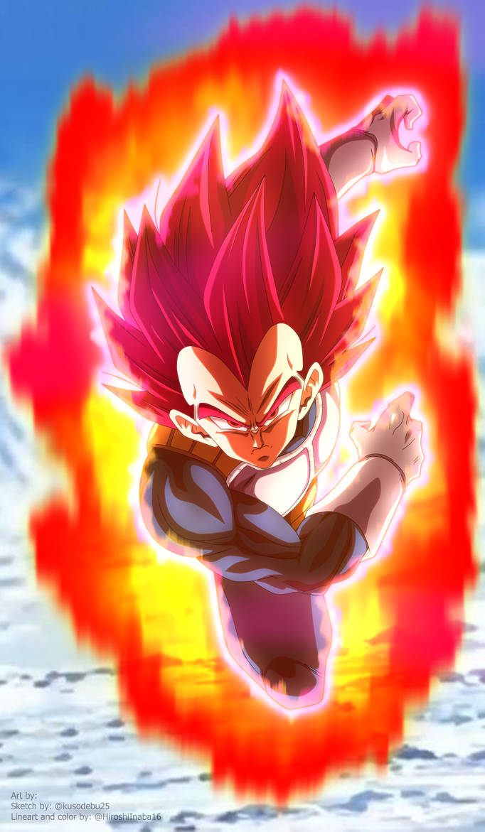 Vegeta Super Saiyan God By Hiroshiianabamodder On Deviantart