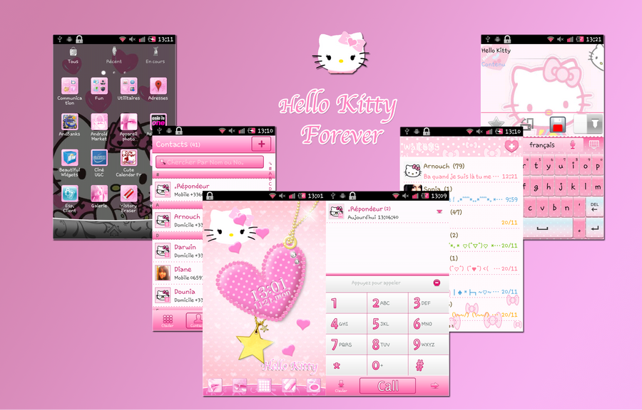 Hello Kitty Theme Android by LadyPinkilicious on DeviantArt.