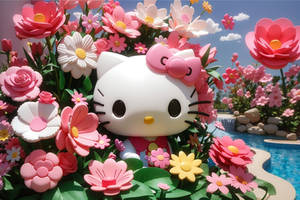 Hello Kitty Flowers AI