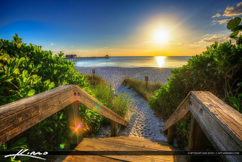 Naples-Florida-Sunset-Steps-to-Pier