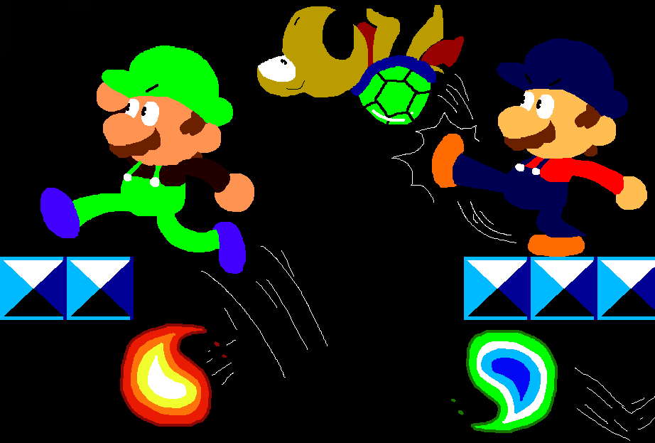 Super Mario Bros. PT-BR 16-bit Logo by BMatSantos on DeviantArt