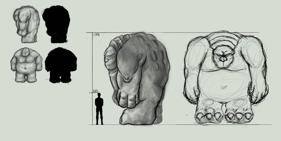 Golem People Concept