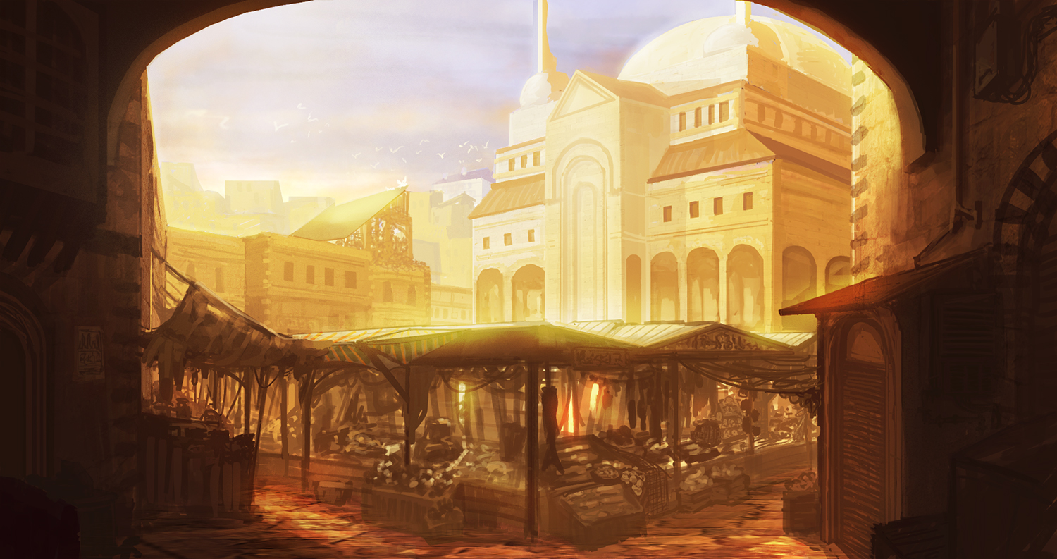 A Journey of Intrigue: Market Square Concept