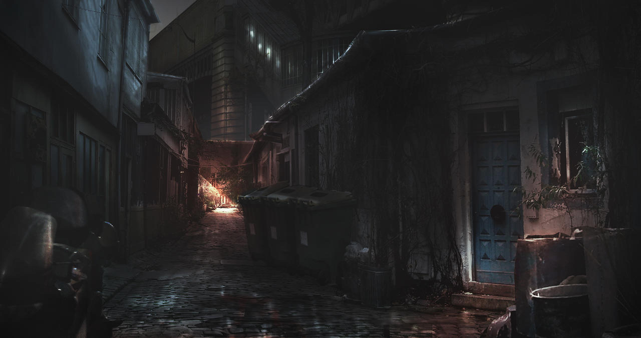 Alleyway Night By Jackeavesart On Deviantart Alleyway Night By Jackeavesart On Deviantart