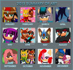 2013 Summary of Art by ReverseTheEclipse