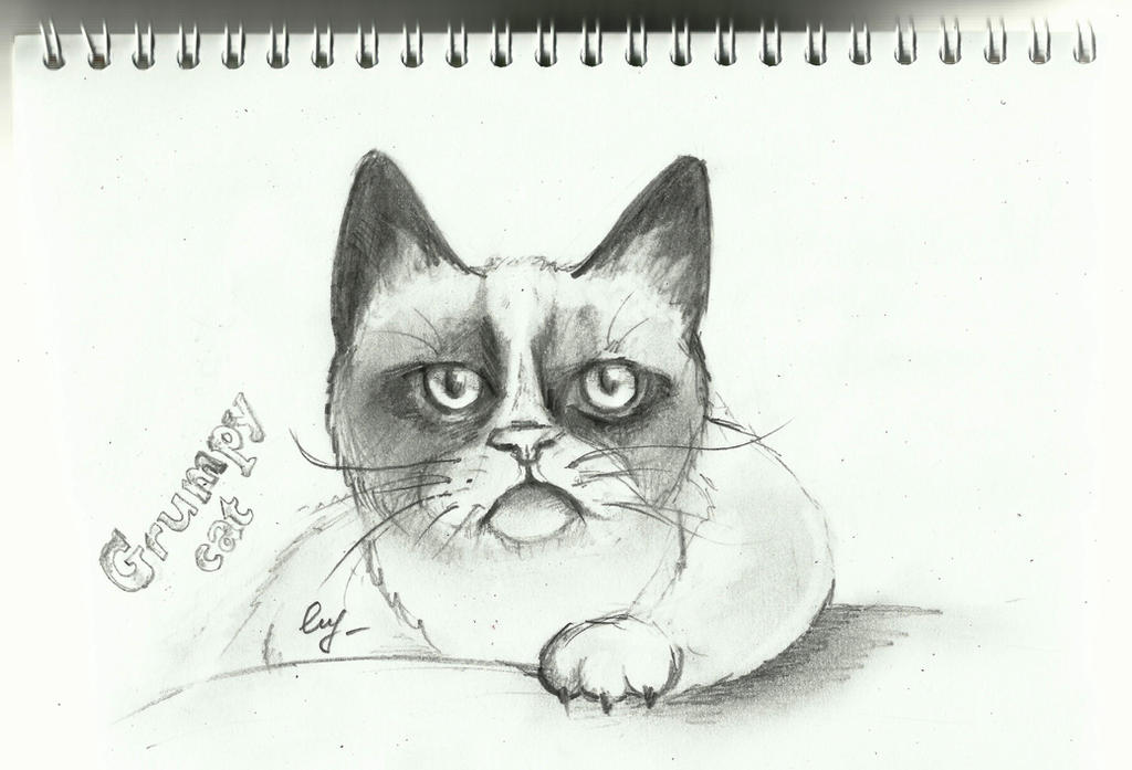 Grumpy Cat Rip Deviantart Grumpy cat by lena-rigyi-up on DeviantArt