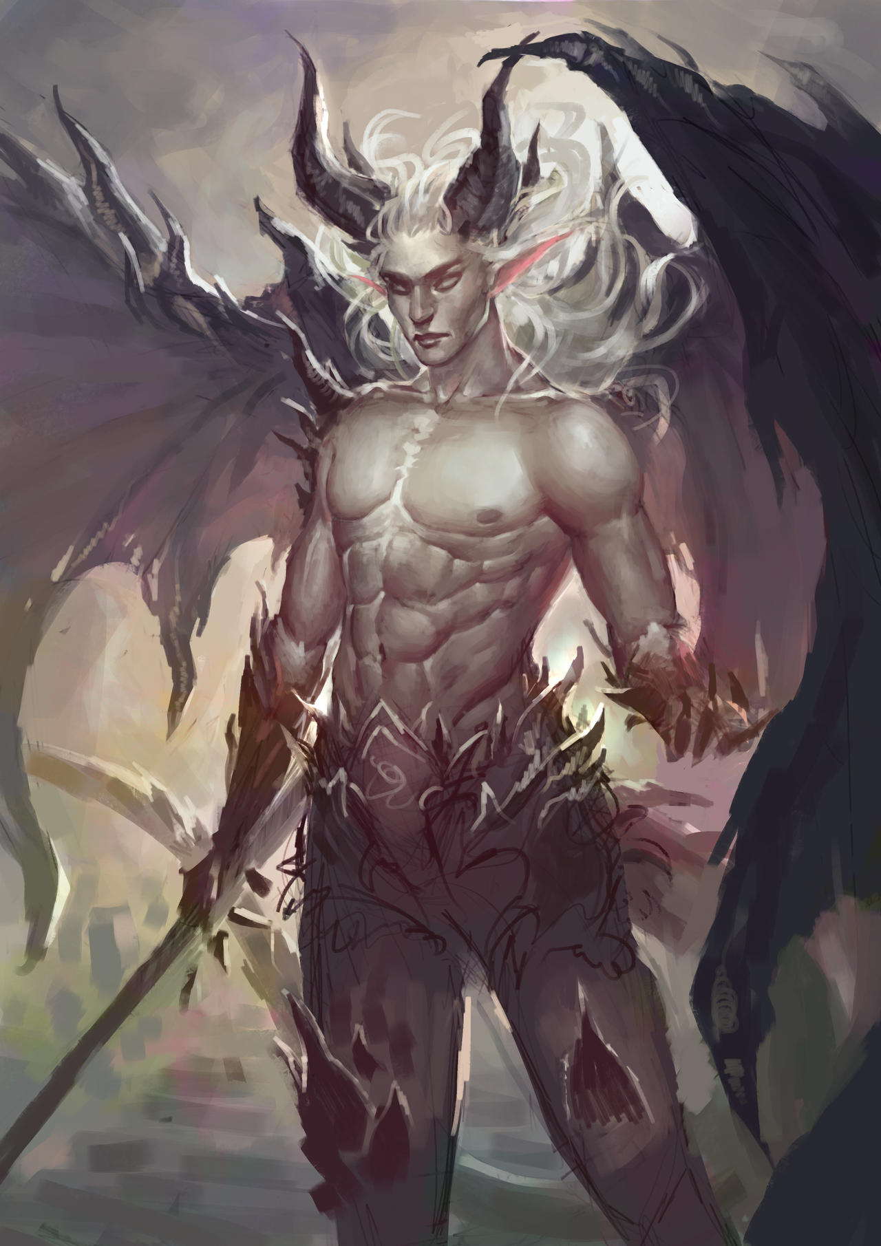 Demonic Deviantart Demon by AlyshaLowery on DeviantArt