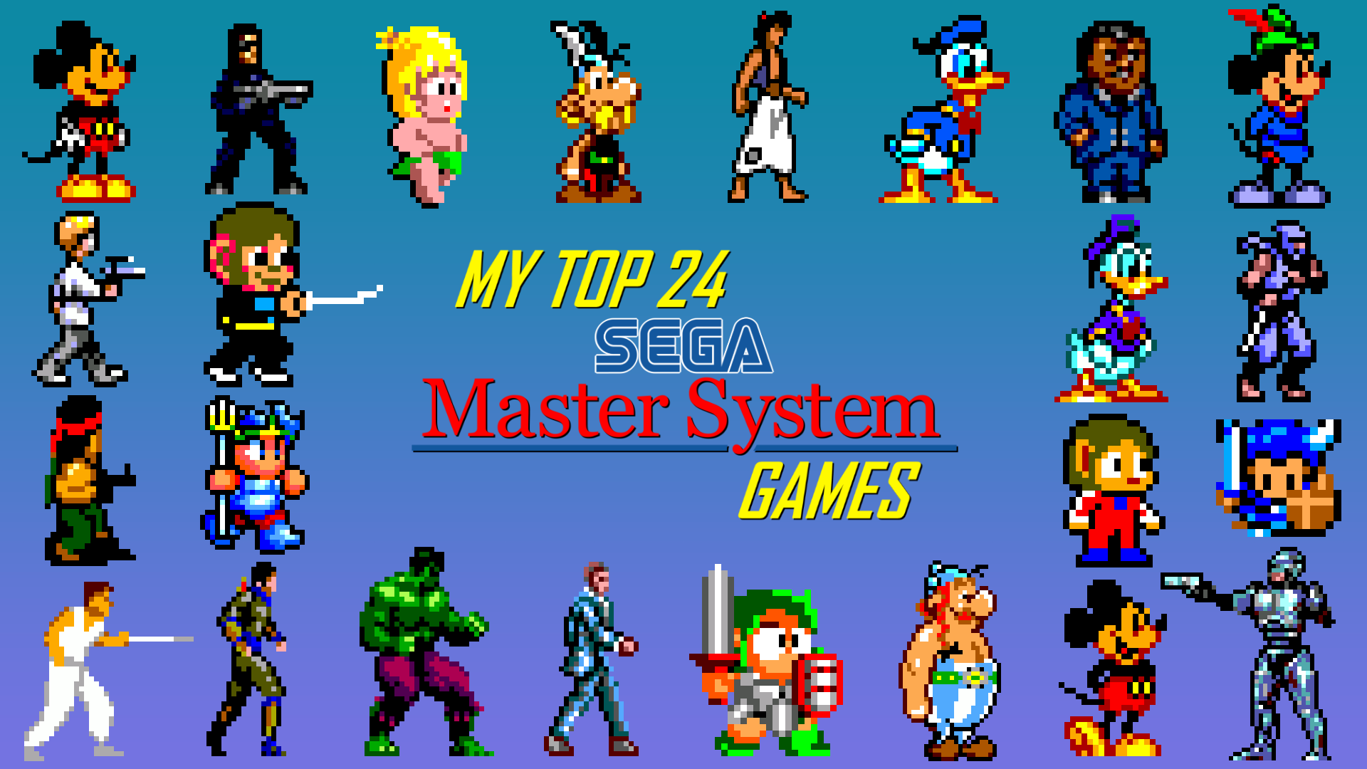 MY TOP 24 SEGA MASTER SYSTEM GAMES by PREDATOR-ASSASSIN on DeviantArt
