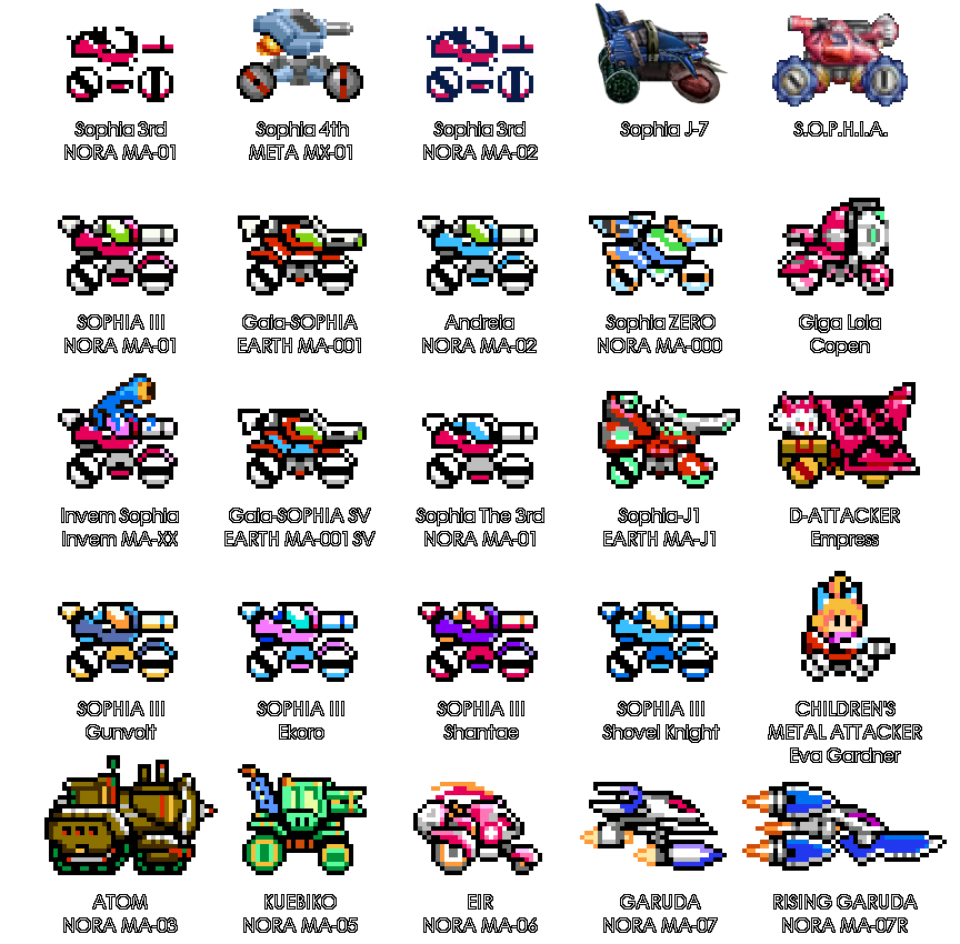 BLASTER MASTER All Vehicles 2021 by PREDATOR-ASSASSIN on DeviantArt