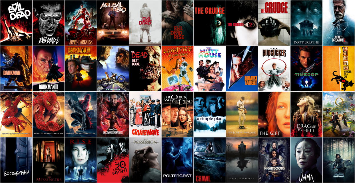 Sam Raimi movies Directed and Produced by PREDATOR-ASSASSIN on DeviantArt