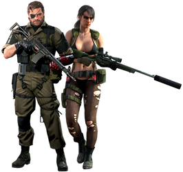 MGSV_VENOM SNAKE AND QUIET RENDER