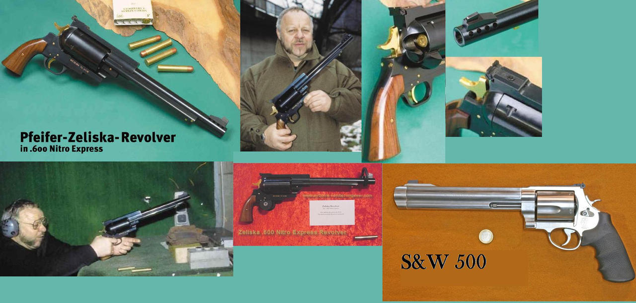 picture Pfeifer-Zeliska .600 Nitro Express Magnum pfeifer zeliska 600 n e pistol by
