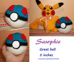 Great ball amigurumi by Sasophie