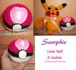 Love ball amigurumi by Sasophie