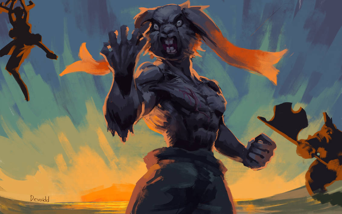 Rabbit by Devoidd on DeviantArt