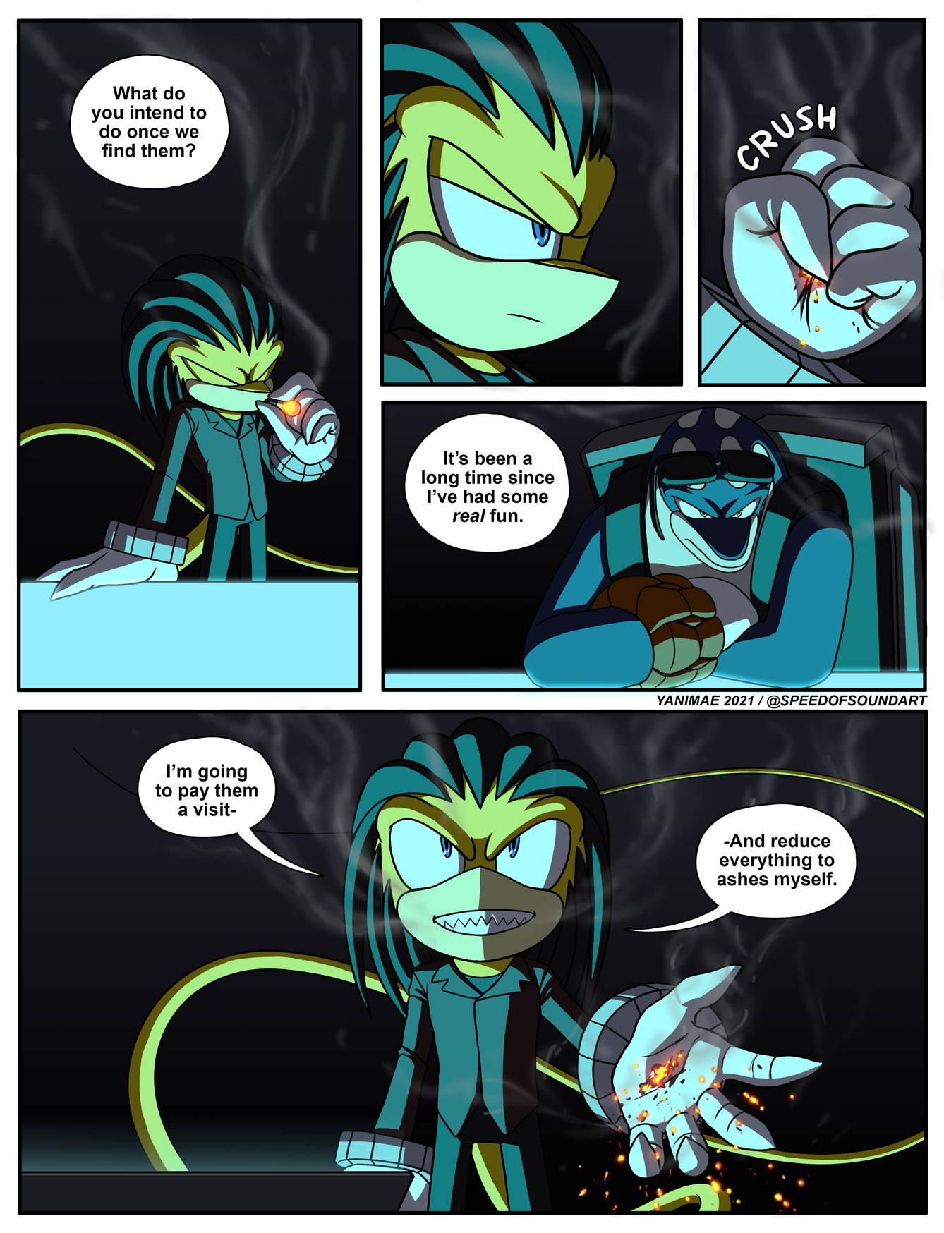 Shadow Inhumane -Shadow and Jolt- Inhuman P.15 by Yanimae on DeviantArt