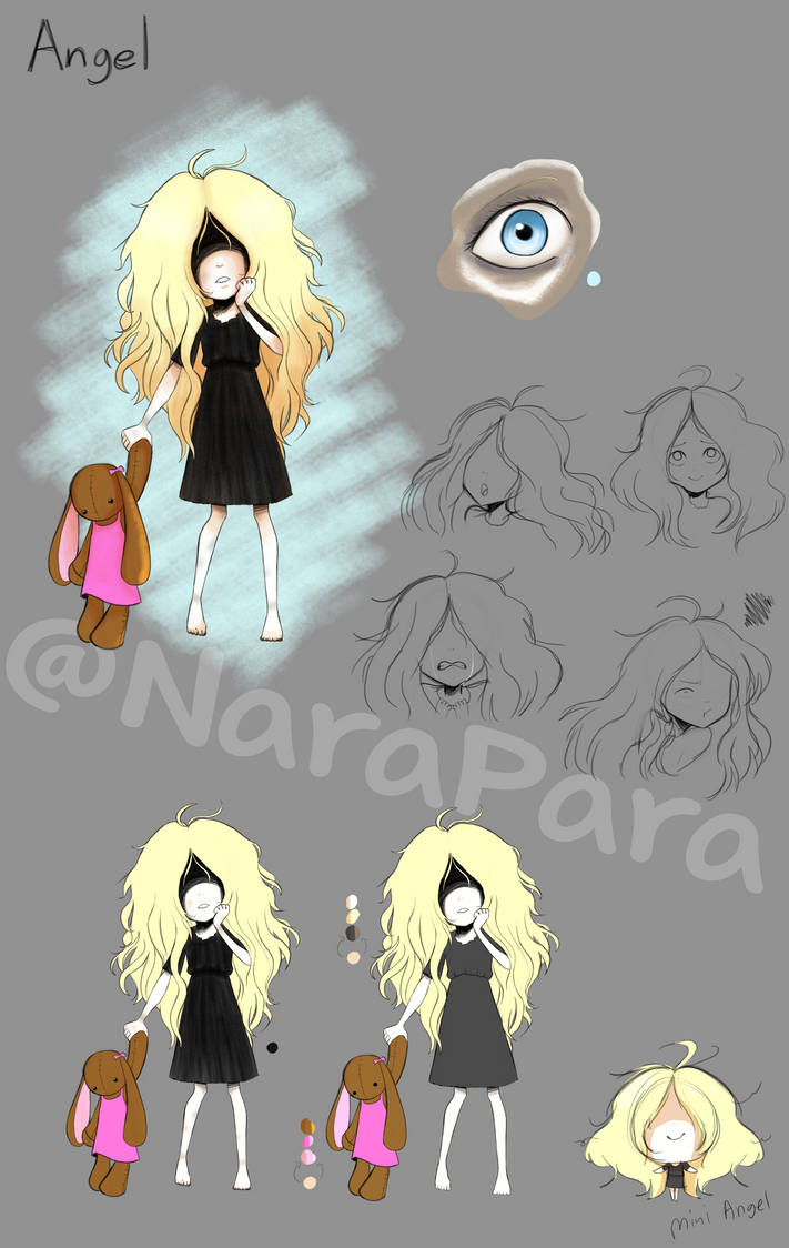 Angel (reference sheet/concept art) by NaraPara on DeviantArt