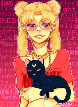 Sailor Hipster Moon