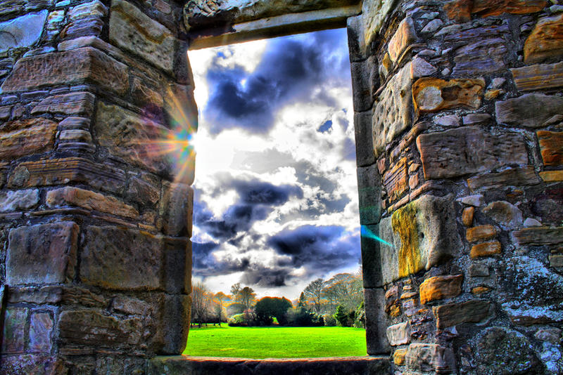 Castle Window View