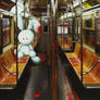 Bunny in the Train