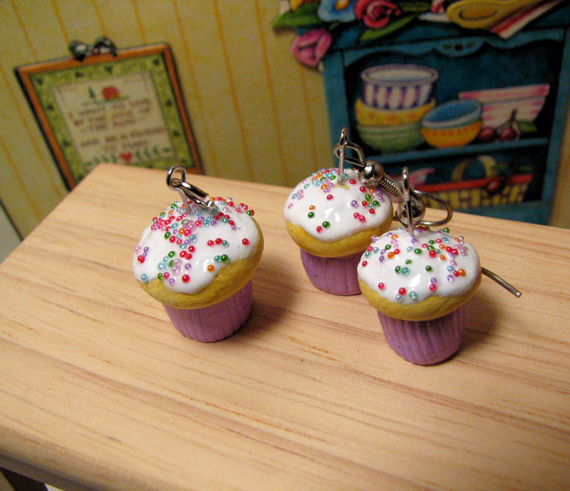 Yellow Confetti Cupcakes Trio