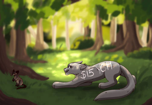 OPEN - First Hunt (Warrior Cats/Feral YCH)