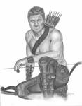 Jeremy Renner - Hawkeye by ShonnaTheWhite