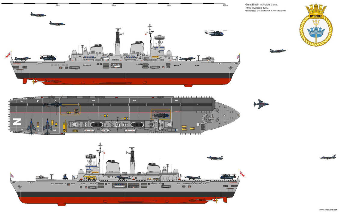 HMS Invincible R05 by Honda234 on DeviantArt
