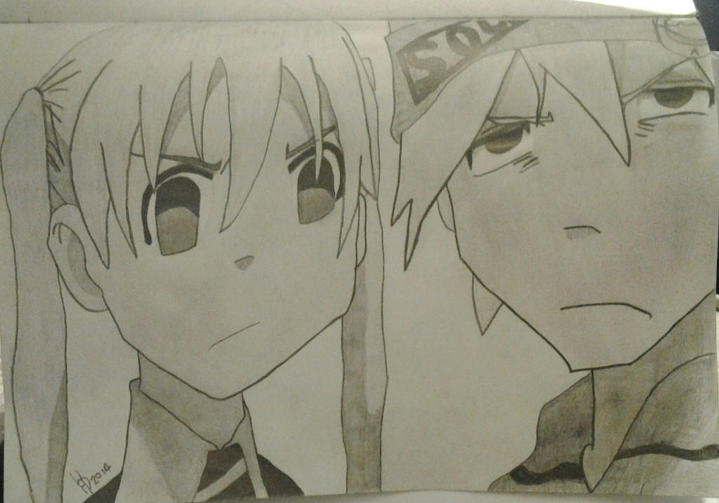 Maka And Soul - Soul Eater.