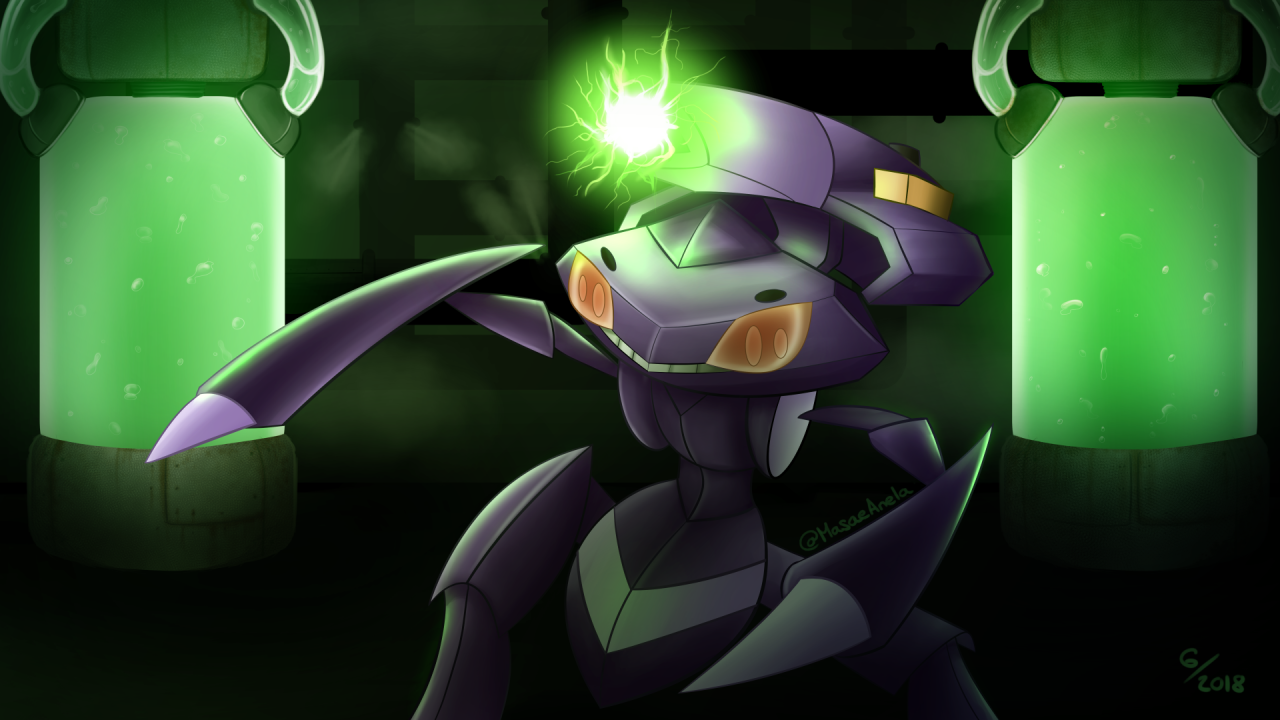 Shiny Genesect by Avi-the-Avenger on DeviantArt