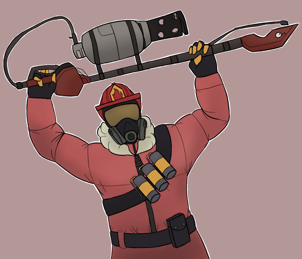 Pyro Character by ArtisticJimmy on DeviantArt