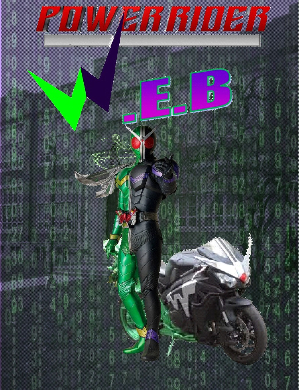 Power rider web poster by cyberf7 on DeviantArt