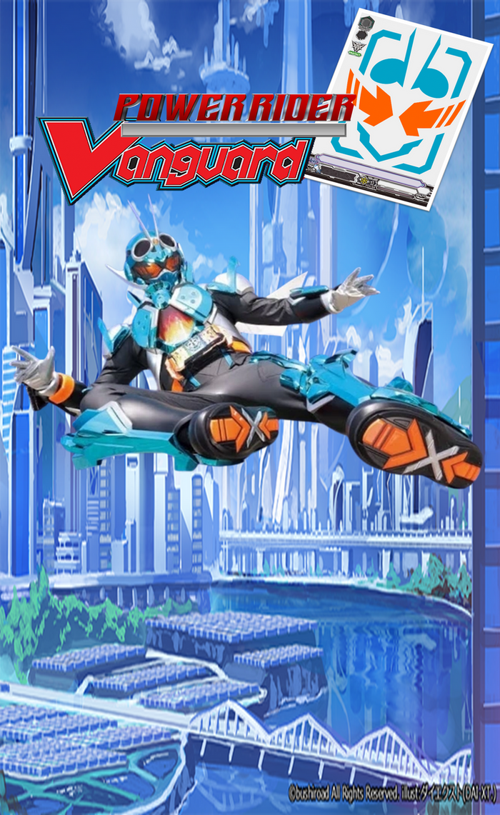 Old Style Power Rider Power Rider Vanguard poster by cyberf7 on DeviantArt