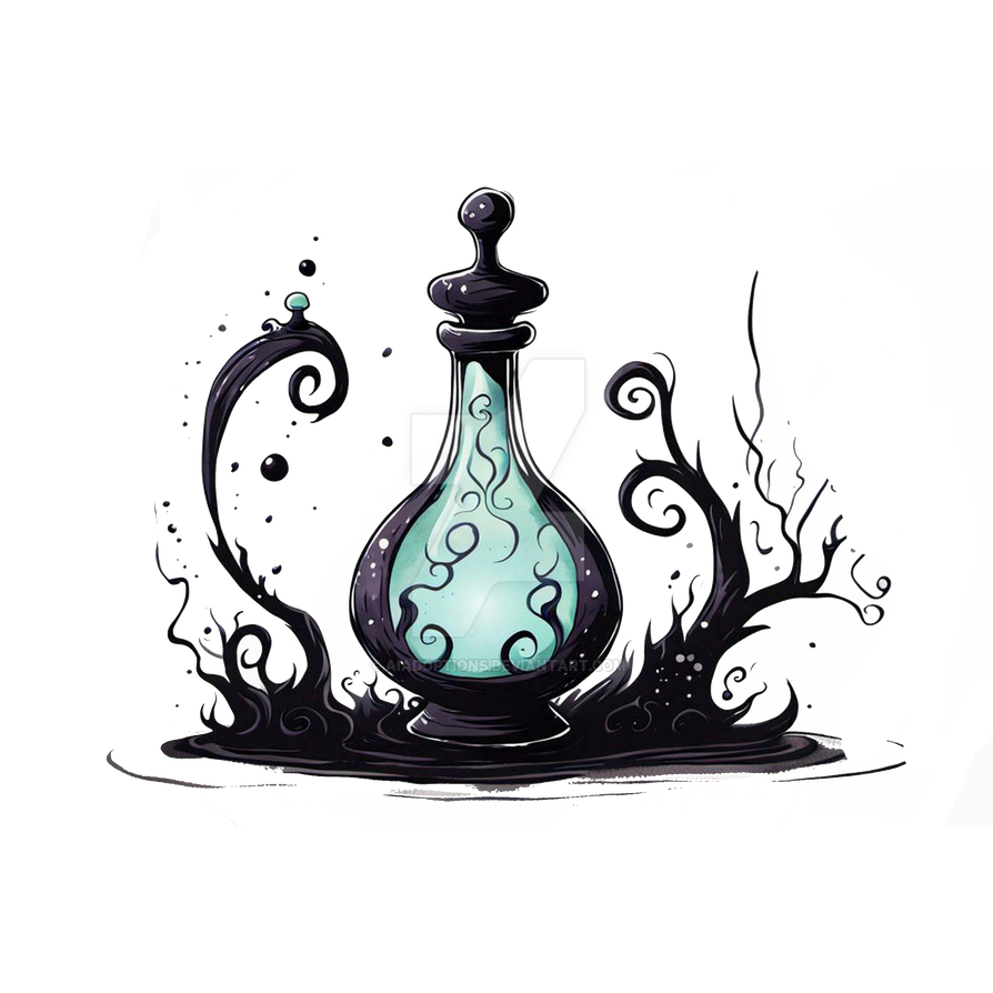 Fantasy Ink Container Adoptable Fantasy Bottle 002 by AIadoptions on DeviantArt