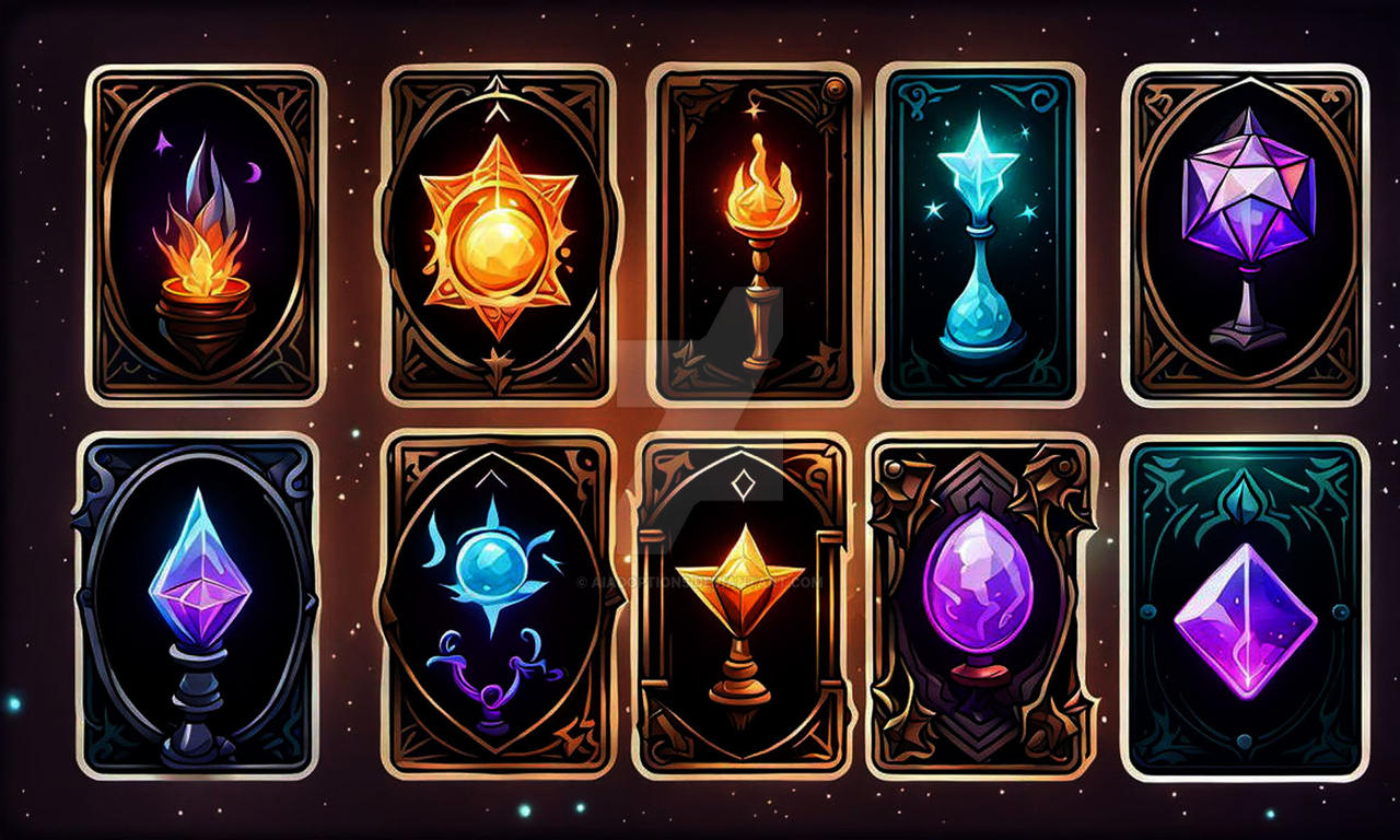 Key Card Design Games Game Cards Designs Set 002 by AIadoptions on DeviantArt