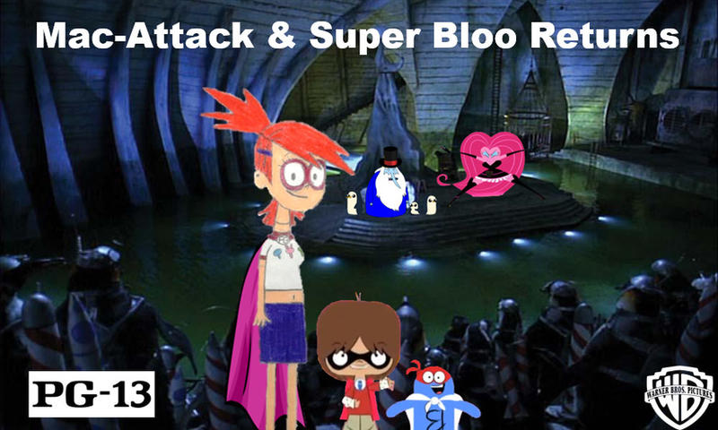 Mac-Attack and Super-Bloo Returns Poster by richardchibbard on DeviantArt