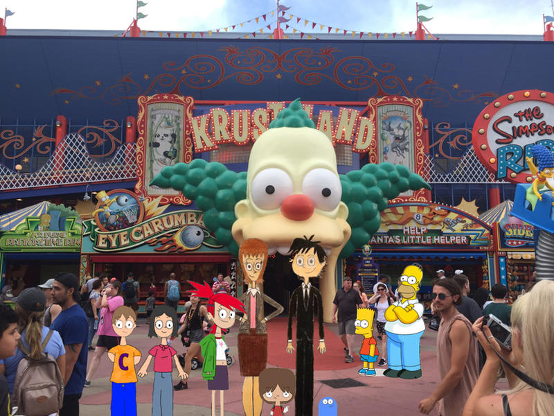 The Simpsons Ride by richardchibbard on DeviantArt