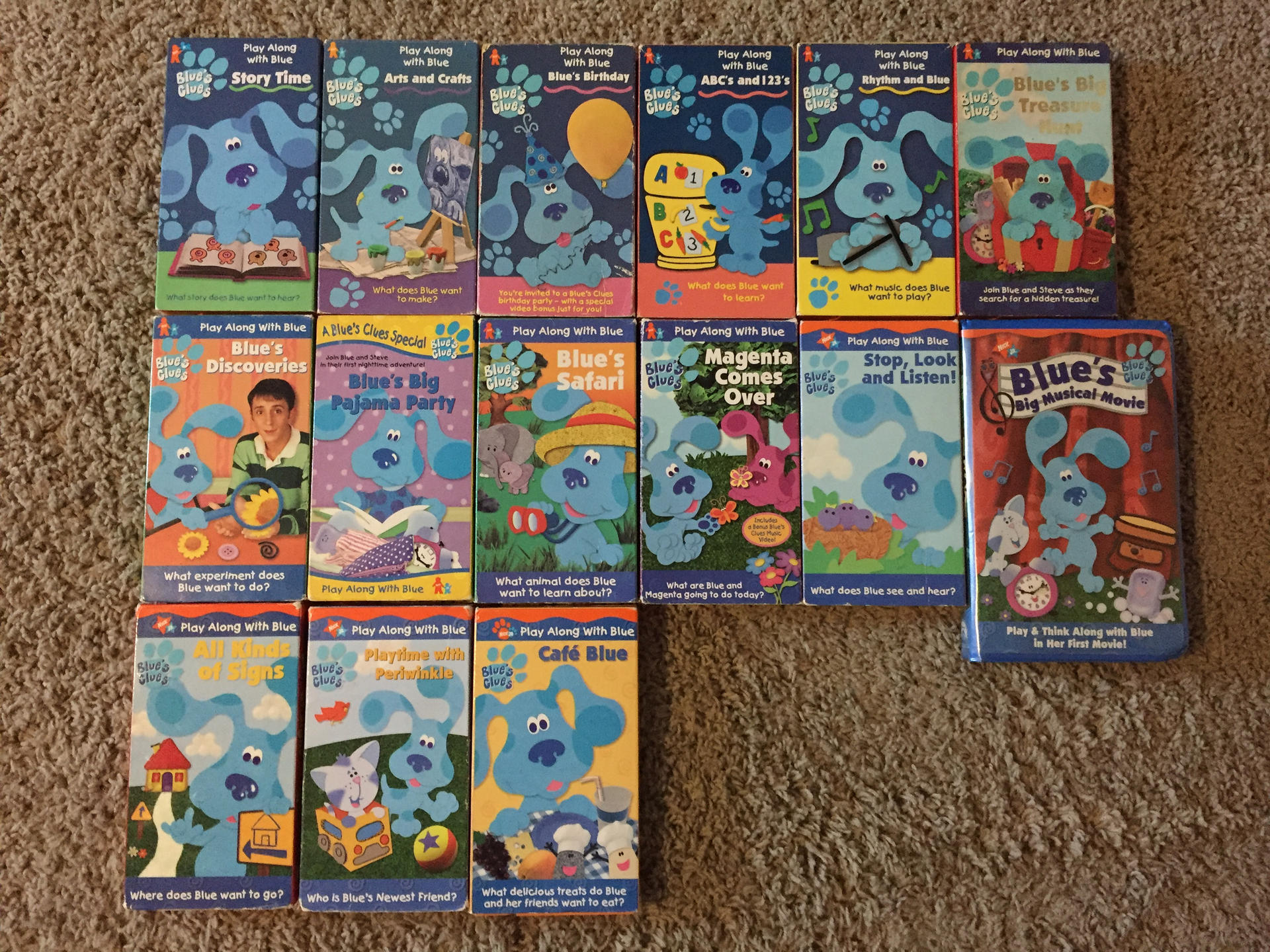 My Blue S Clues Vhs Collection By Richardchibbard On Deviantart My Blue S Clues Vhs Collection By Richardchibbard On Deviantart