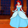 Ariel Dressed as Cinderella