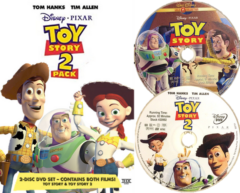 Toy Story 2 Pack DVD (2000, Fanmade Front Cover) by richardchibbard on ...