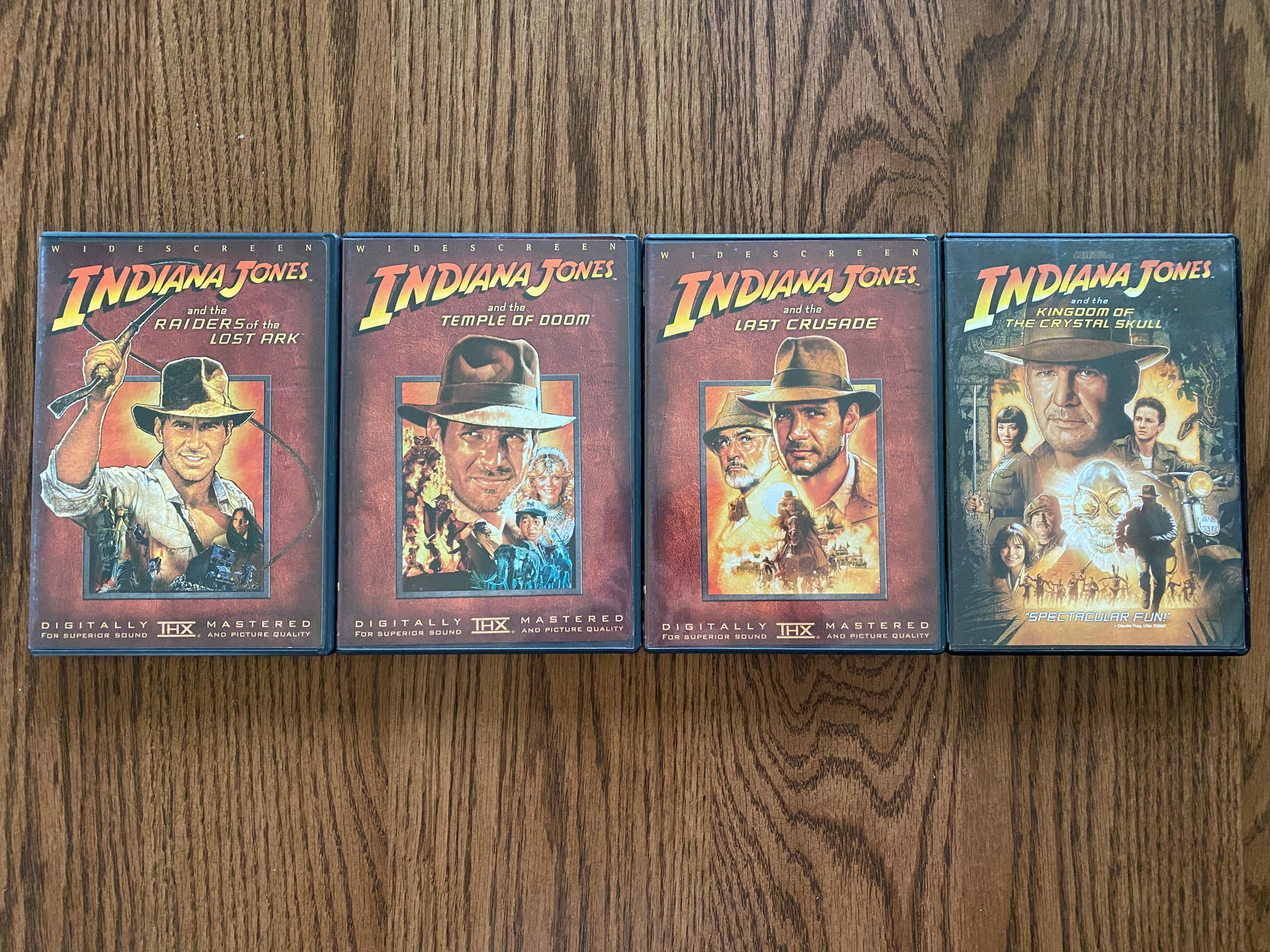 My Indiana Jones DVD Collection by richardchibbard on DeviantArt
