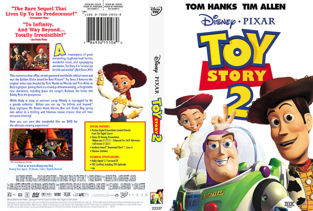 Toy Story 2 2000 US DVD (Updated) by richardchibbard on DeviantArt