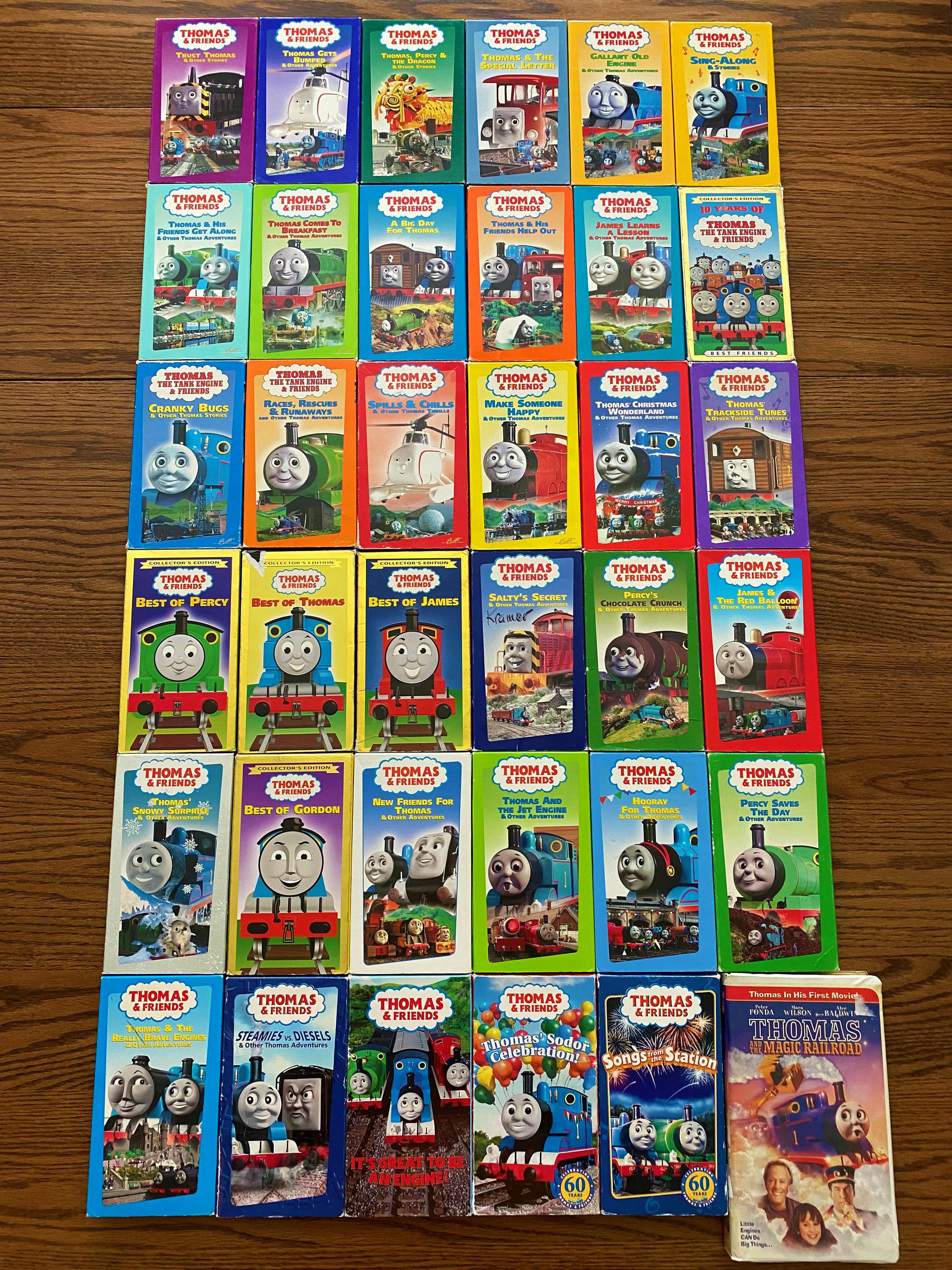 Thomas The Tank Engine Vhs Value at Helen Rooker blog