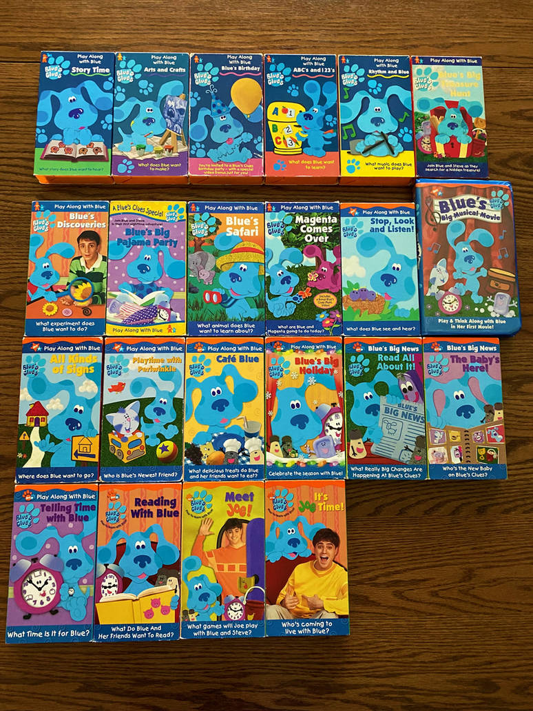 Blue's Clues Vhs Tapes at Gilberto Morales blog