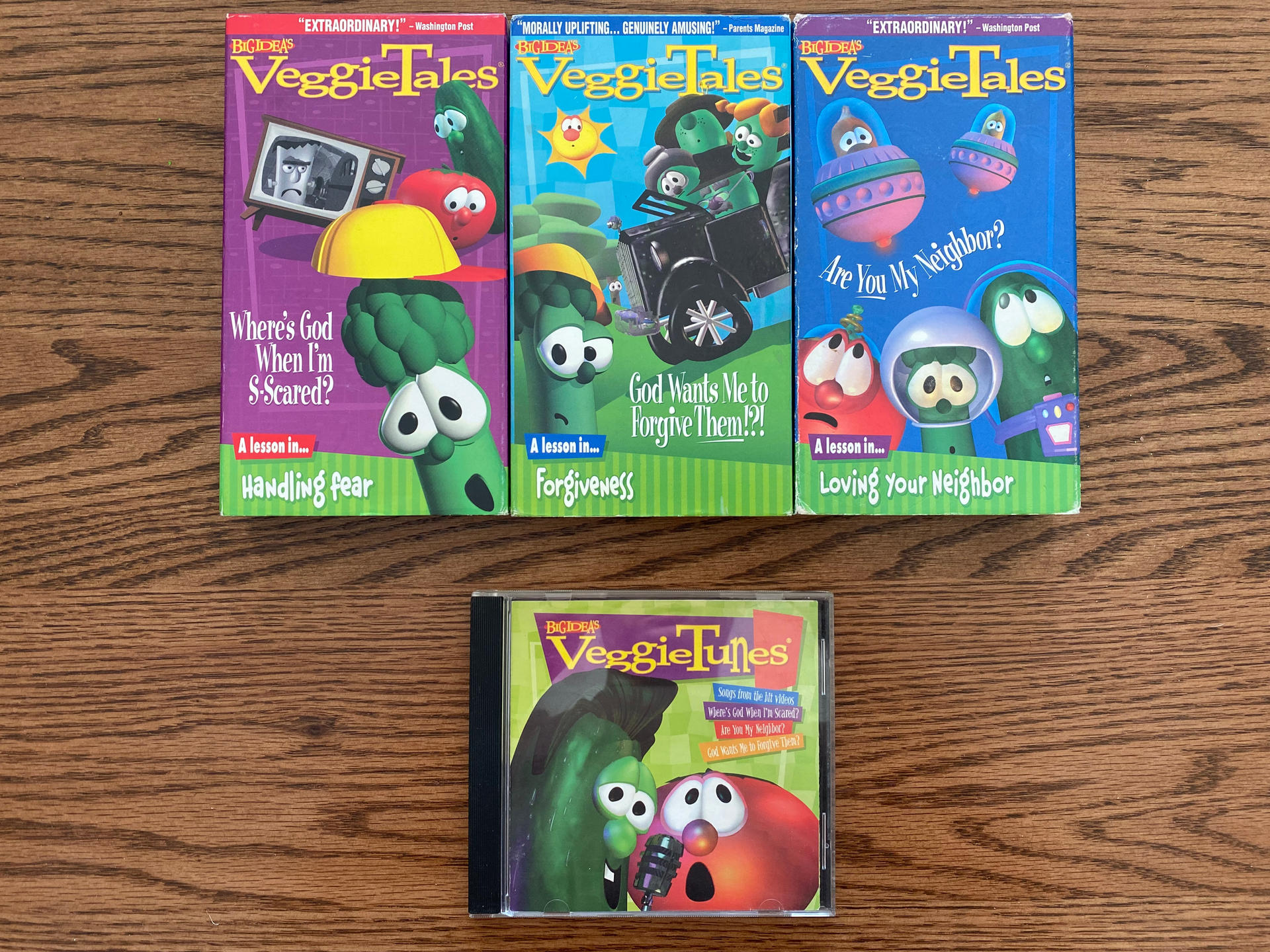 VeggieTales: The Early Years VHS and CD by richardchibbard on DeviantArt